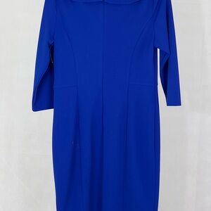 DKNY Royal Blue Long Sleeve Dress